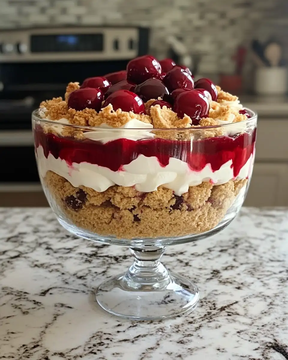 Layers of Bliss: Dive into a Cherry Cheesecake Trifle Delight - Featured Image