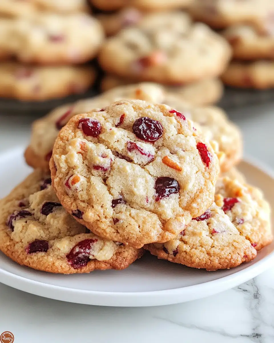 Irresistibly Chewy Christmas Cranberry Orange Cookies for Your Holiday Baking - Featured Image