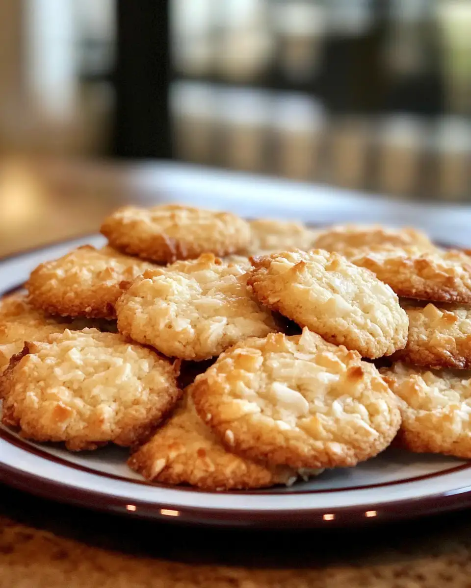 Irresistibly Chewy Coconut Cookies Recipe You Need to Try - Featured Image