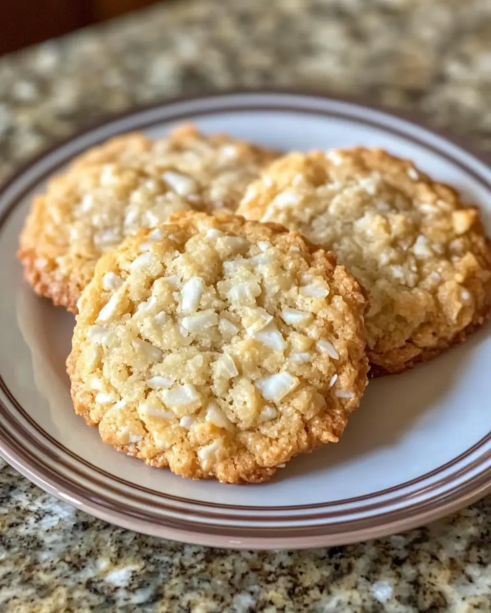 Irresistibly Chewy Coconut Cookies Recipe You Need to Try 6 Final dish - Irresistibly Chewy Coconut Cookies Recipe You Need to Try