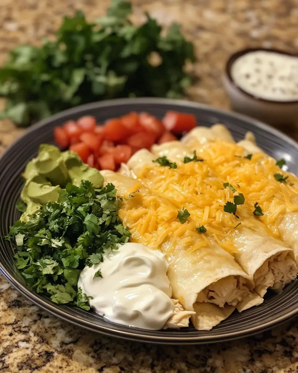 Ingredients for Creamy Dreamy Delight: Chicken Enchiladas with Sour Cream White Sauce