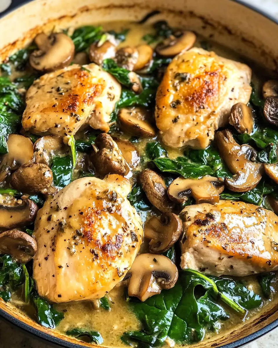 Irresistible Chicken, Spinach, and Mushroom Bake: A Comfort Food Classic - Featured Image