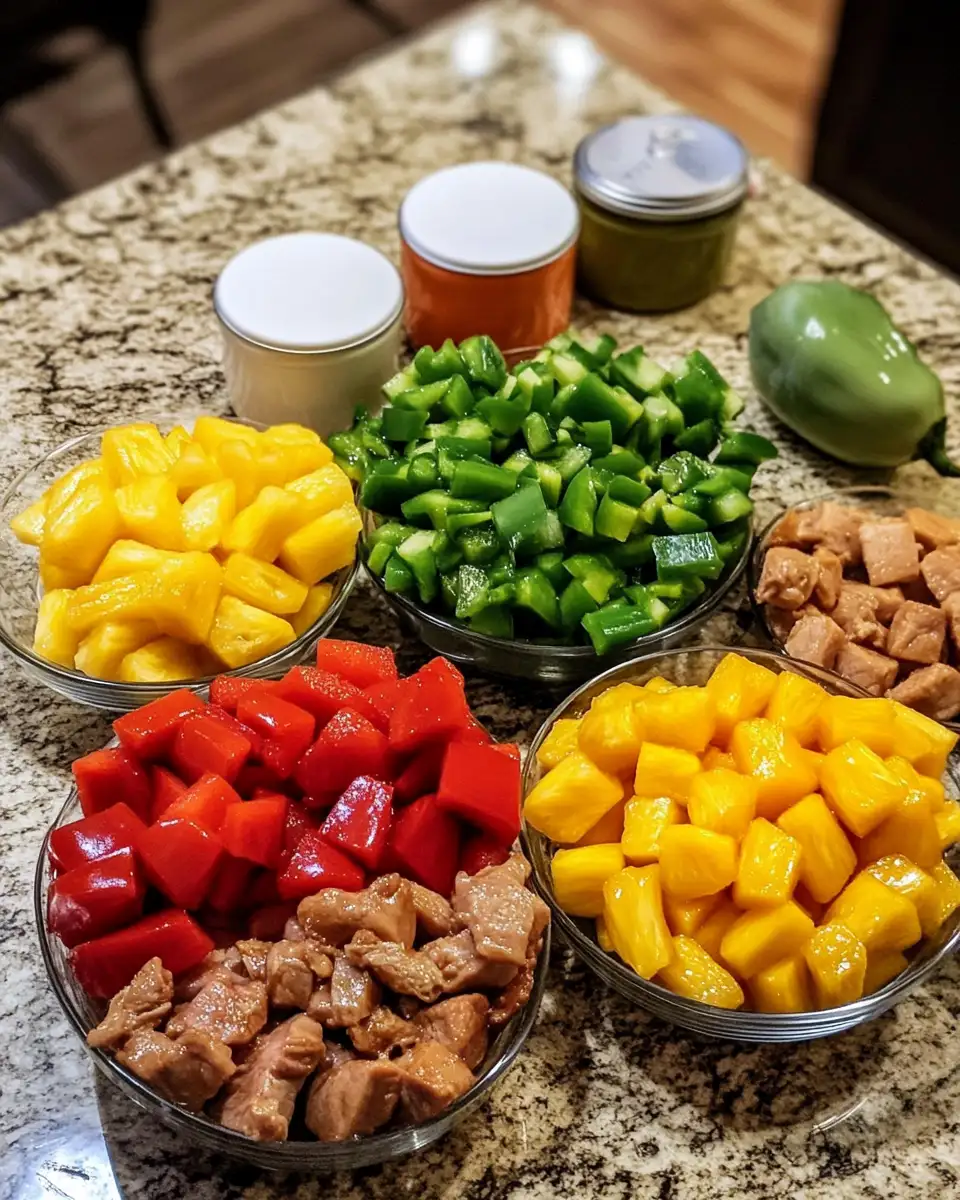 Ingredients for Tangy Temptation: Mastering Chinese Sweet and Sour Pork at Home