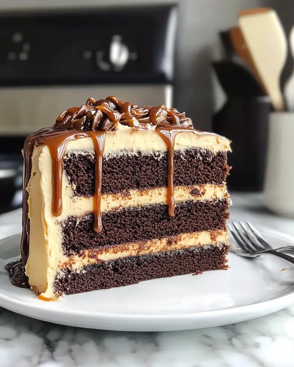 Decadent Delight: Chocolate Fudge Cake with Salted Caramel Buttercream - Featured Image
