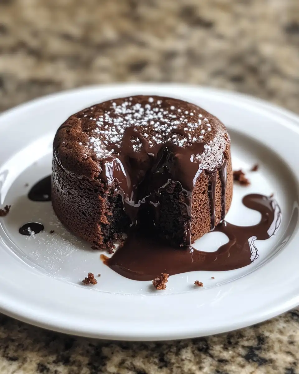 Irresistible Indulgence: Mastering the Perfect Chocolate Lava Cake with Gooey Center 6 Final dish - Irresistible Indulgence: Mastering the Perfect Chocolate Lava Cake with Gooey Center