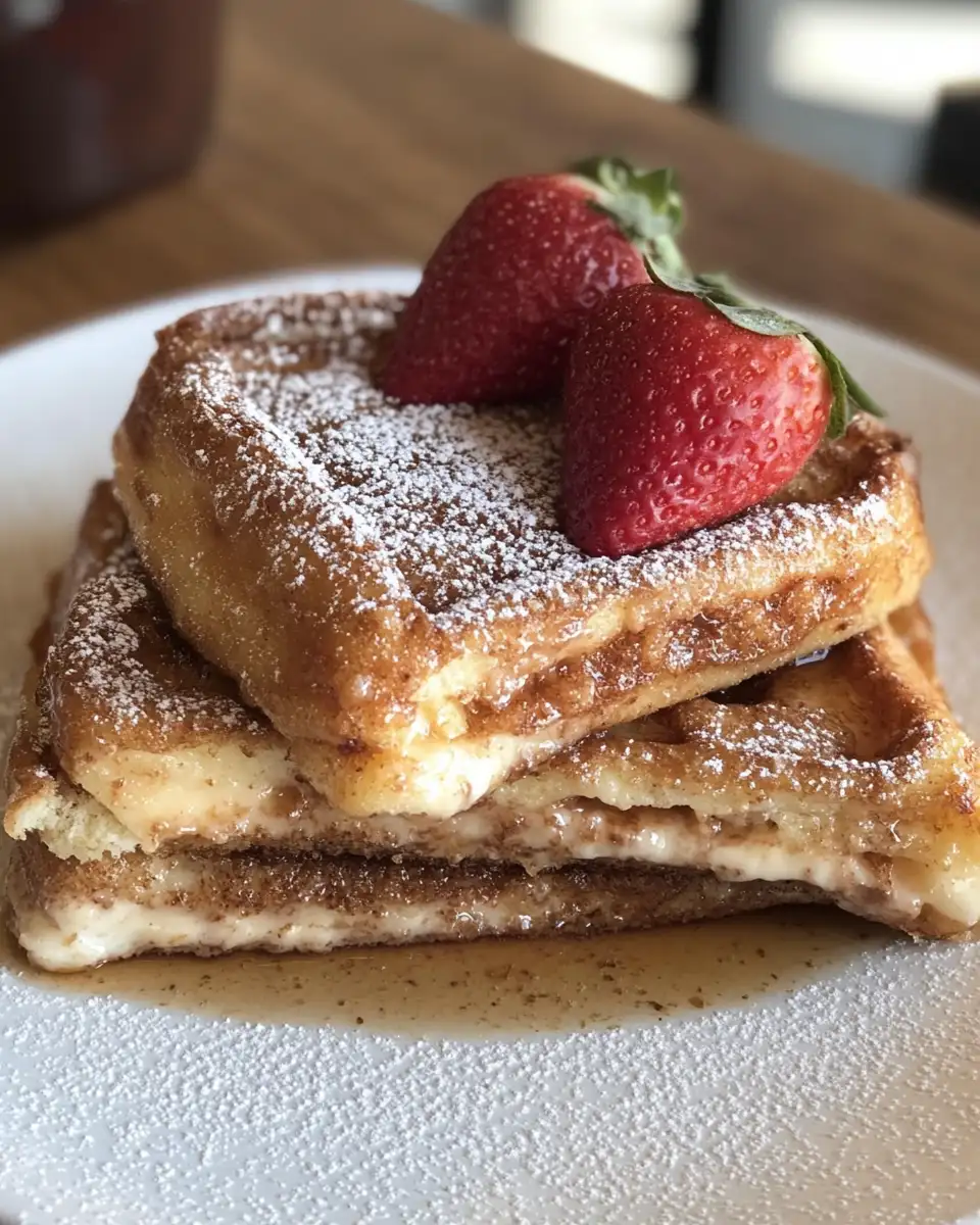 Churro Stuffed French Toast: A Sweet Breakfast Dream 6 Final dish - Churro Stuffed French Toast: A Sweet Breakfast Dream