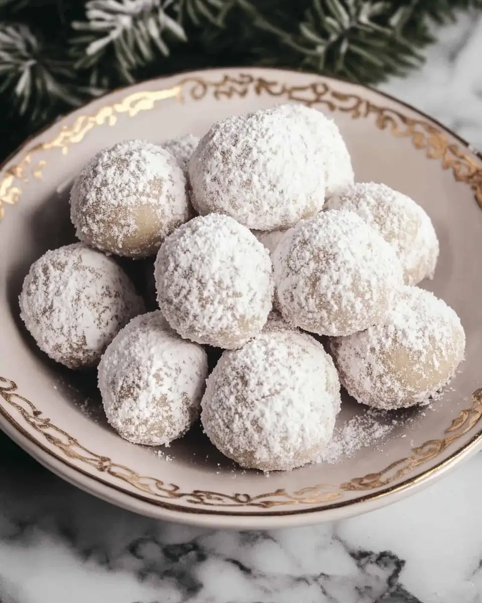 Irresistible Cinnamon Sugar Snowball Cookies for a Cozy Winter Treat - Featured Image