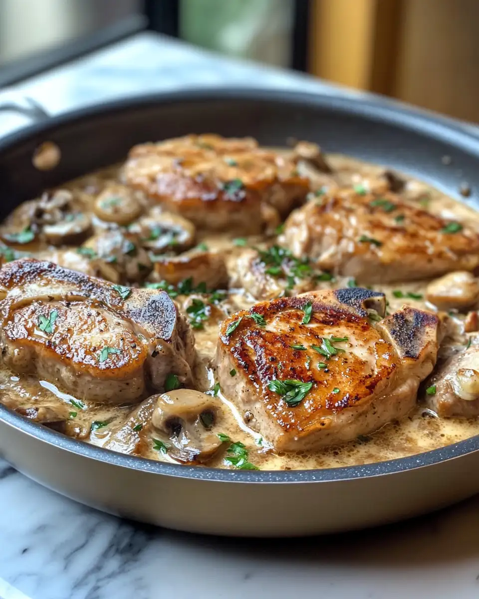 Final dish - Ultimate Comfort: One-Pan Smothered Pork Chops Recipe