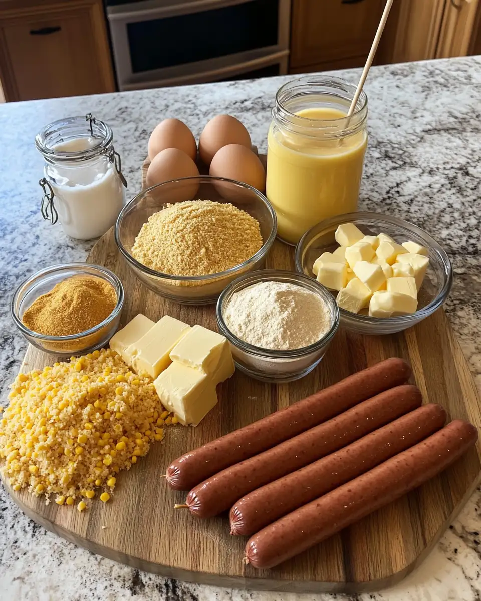 Ingredients for Cornbread Hotdogs: The Ultimate Comfort Food Fusion