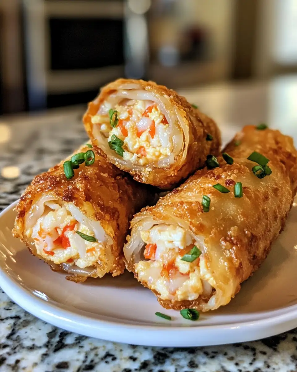 Crab Cake Egg Rolls: A Fusion Delight to Elevate Your Appetizer Game 6 Final dish - Crab Cake Egg Rolls: A Fusion Delight to Elevate Your Appetizer Game