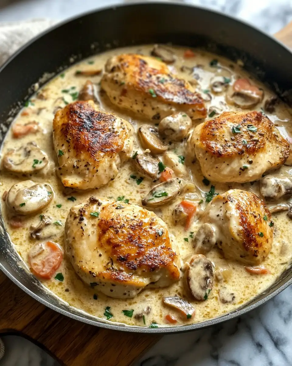 Final dish - One-Pan Wonder: Creamy Boursin Chicken Skillet Delight
