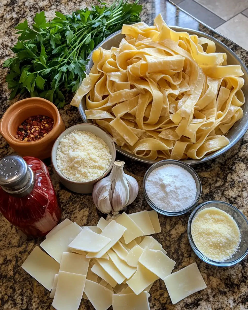 Spice Up Your Dinner with Creamy Calabrian Chili Pappardelle and Savory Sausage & Fennel 4 Ingredients for Spice Up Your Dinner with Creamy Calabrian Chili Pappardelle and Savory Sausage & Fennel