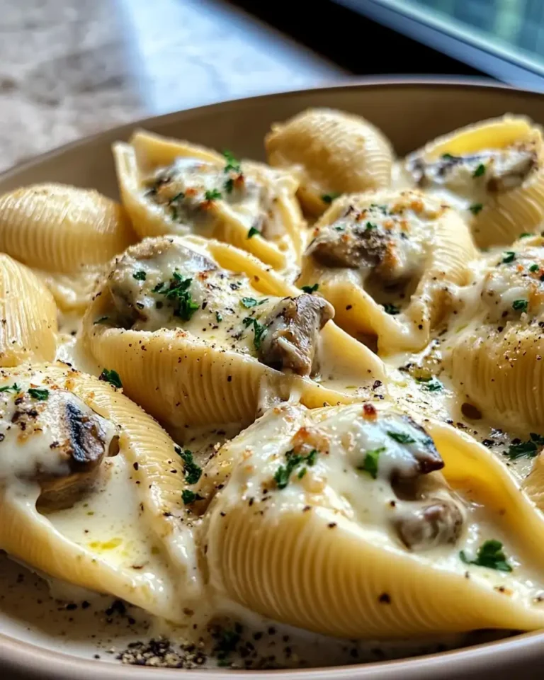 Irresistibly Creamy Garlic Mushroom Stuffed Shells That'll Steal the Spotlight - Featured Image
