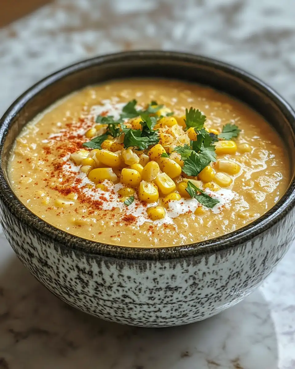 Savor the Flavors: Creamy Mexican Street Corn Soup Delight 6 Final dish - Savor the Flavors: Creamy Mexican Street Corn Soup Delight