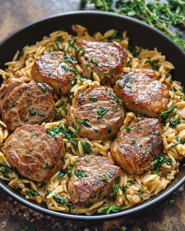 Savor the Flavor: Creamy Pork Tenderloin Medallions with Orzo Magic 5 Savor the Flavor: Creamy Pork Tenderloin Medallions with Orzo Magic - Featured Image