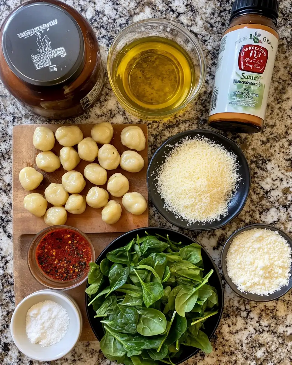 Ingredients for Warm Up with Irresistibly Creamy Sausage Gnocchi Soup