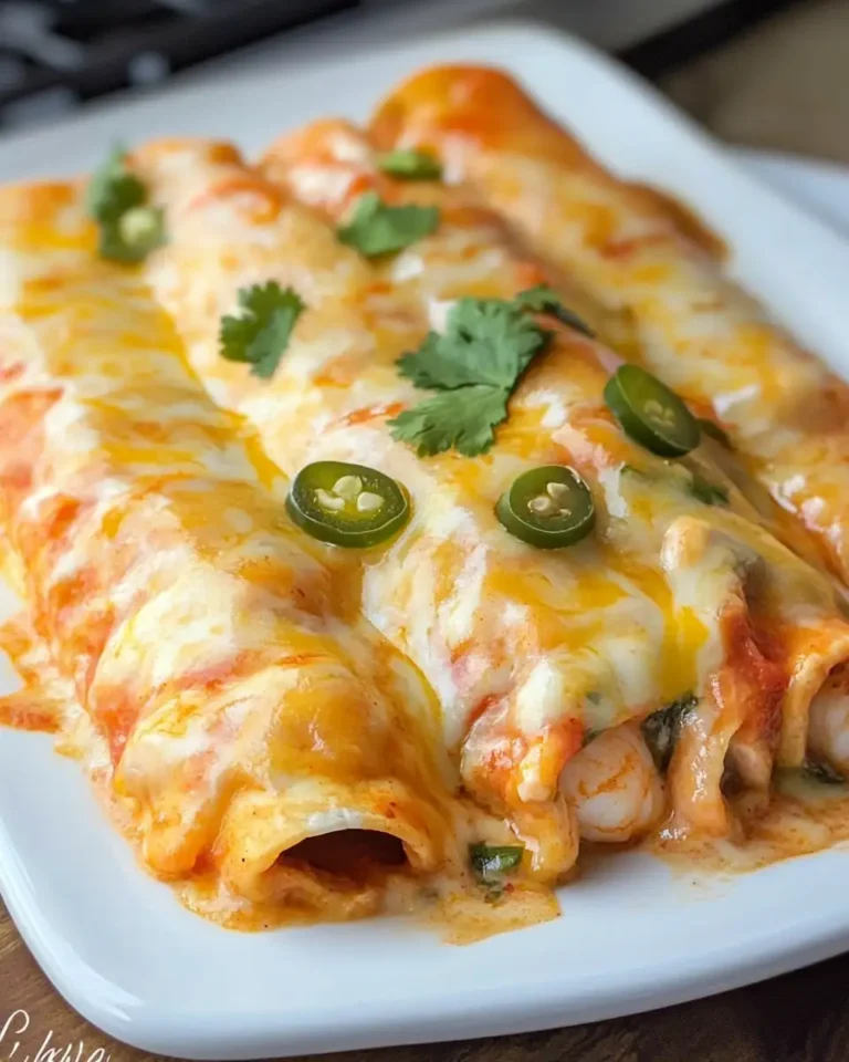 Indulge in Flavor: Creamy Shrimp Enchiladas Delight - Featured Image