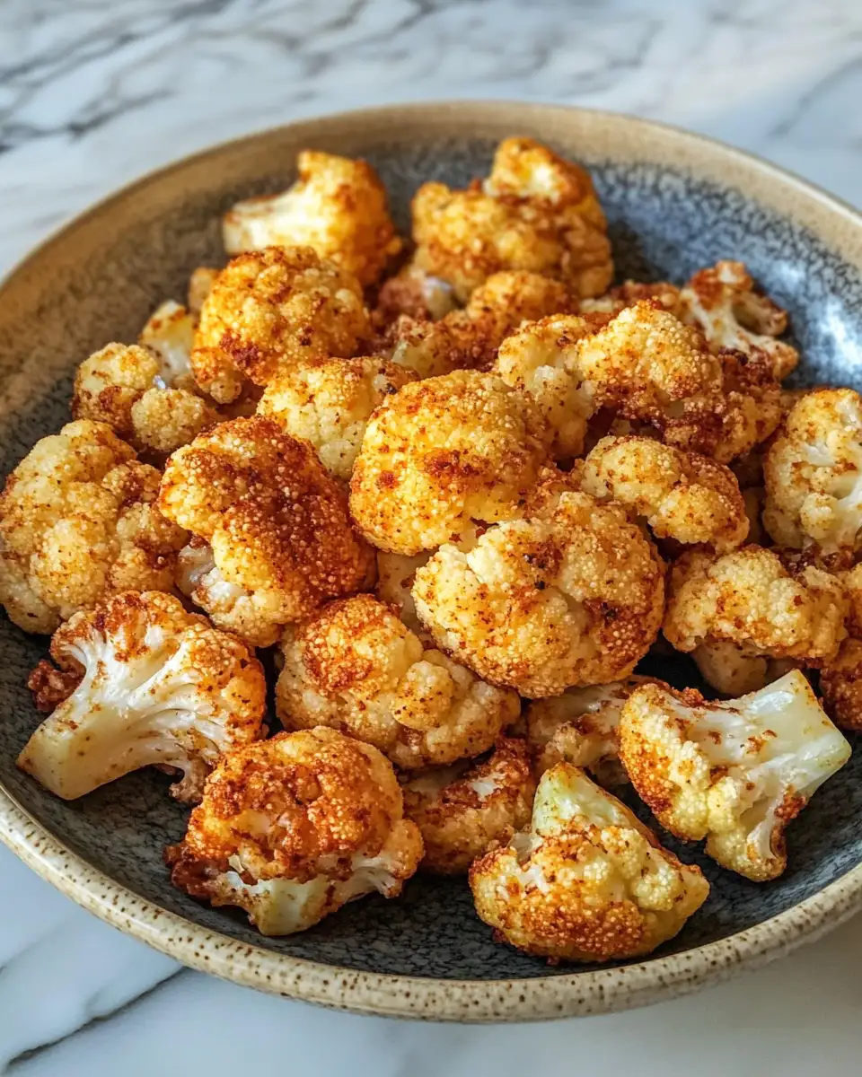 Crispy Baked Cauliflower: Your New Favorite Healthy Snack 6 Final dish - Crispy Baked Cauliflower: Your New Favorite Healthy Snack