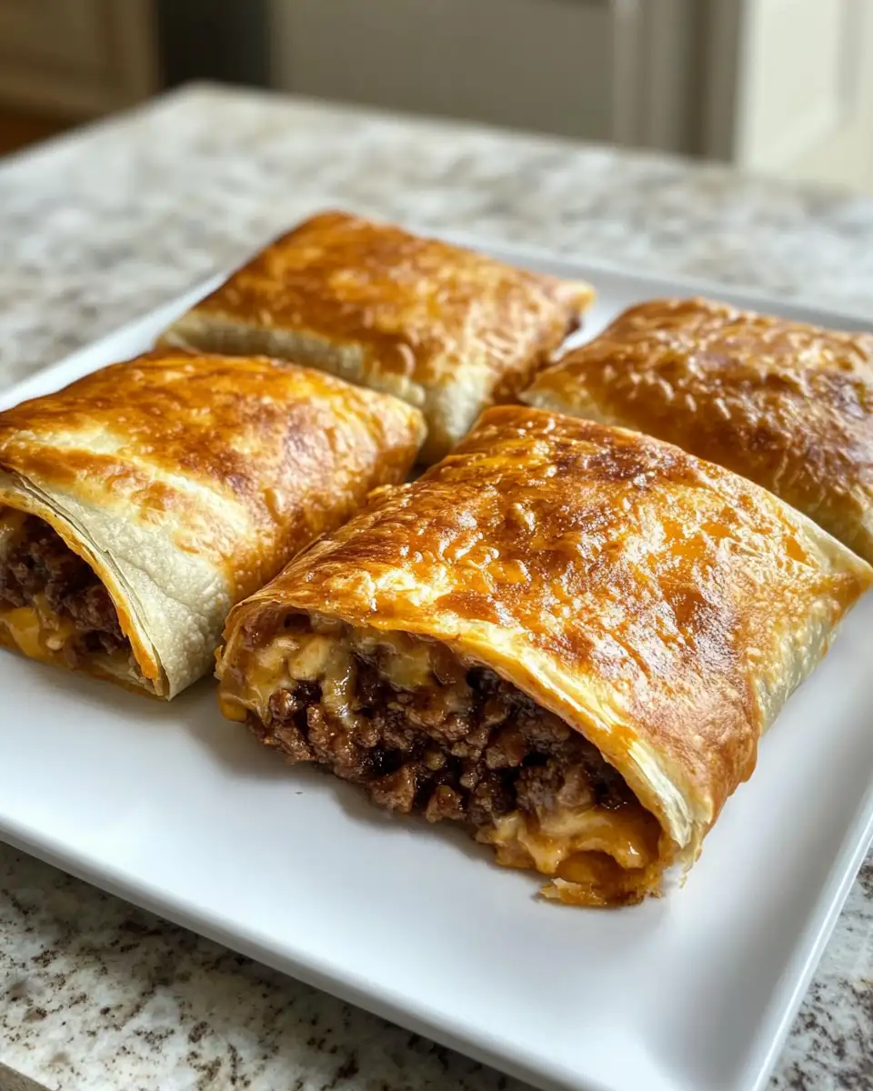 Final dish - Crispy Beef and Cheese Chimichangas: A Flavor Explosion in Every Bite