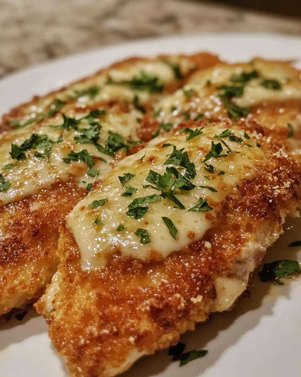 Savor the Flavor: Crispy Parmesan Chicken with Garlic Cream Sauce Delight 6 Final dish - Savor the Flavor: Crispy Parmesan Chicken with Garlic Cream Sauce Delight