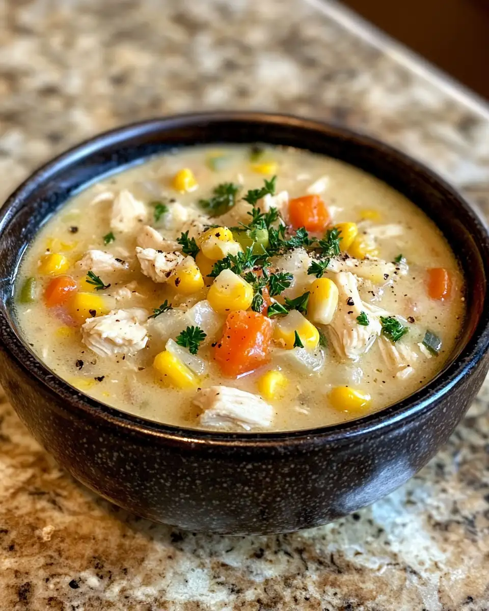 Cozy Up with Crockpot Chicken Corn Chowder Magic 4 Final dish - Cozy Up with Crockpot Chicken Corn Chowder Magic