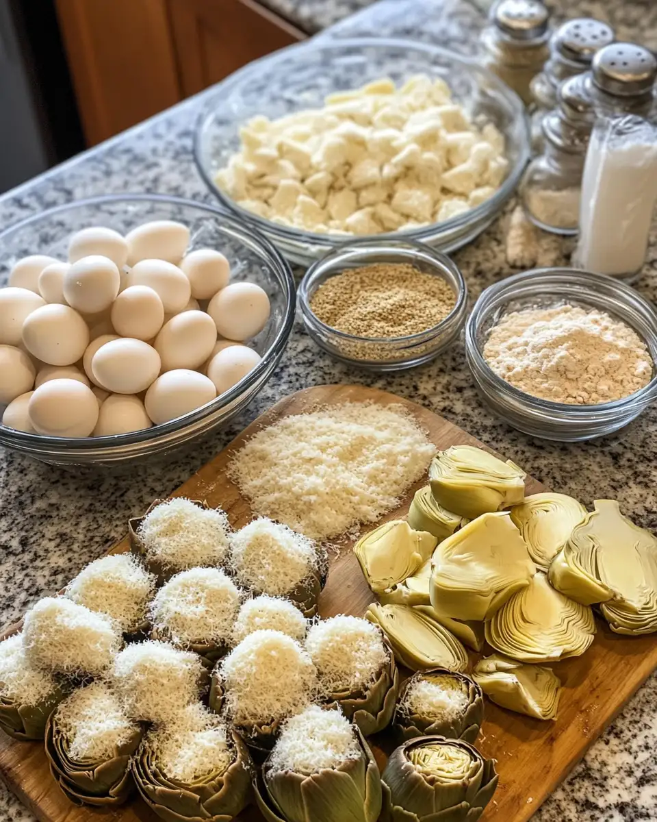Ingredients for Crispy Parmesan Artichokes That Will Make Your Taste Buds Dance