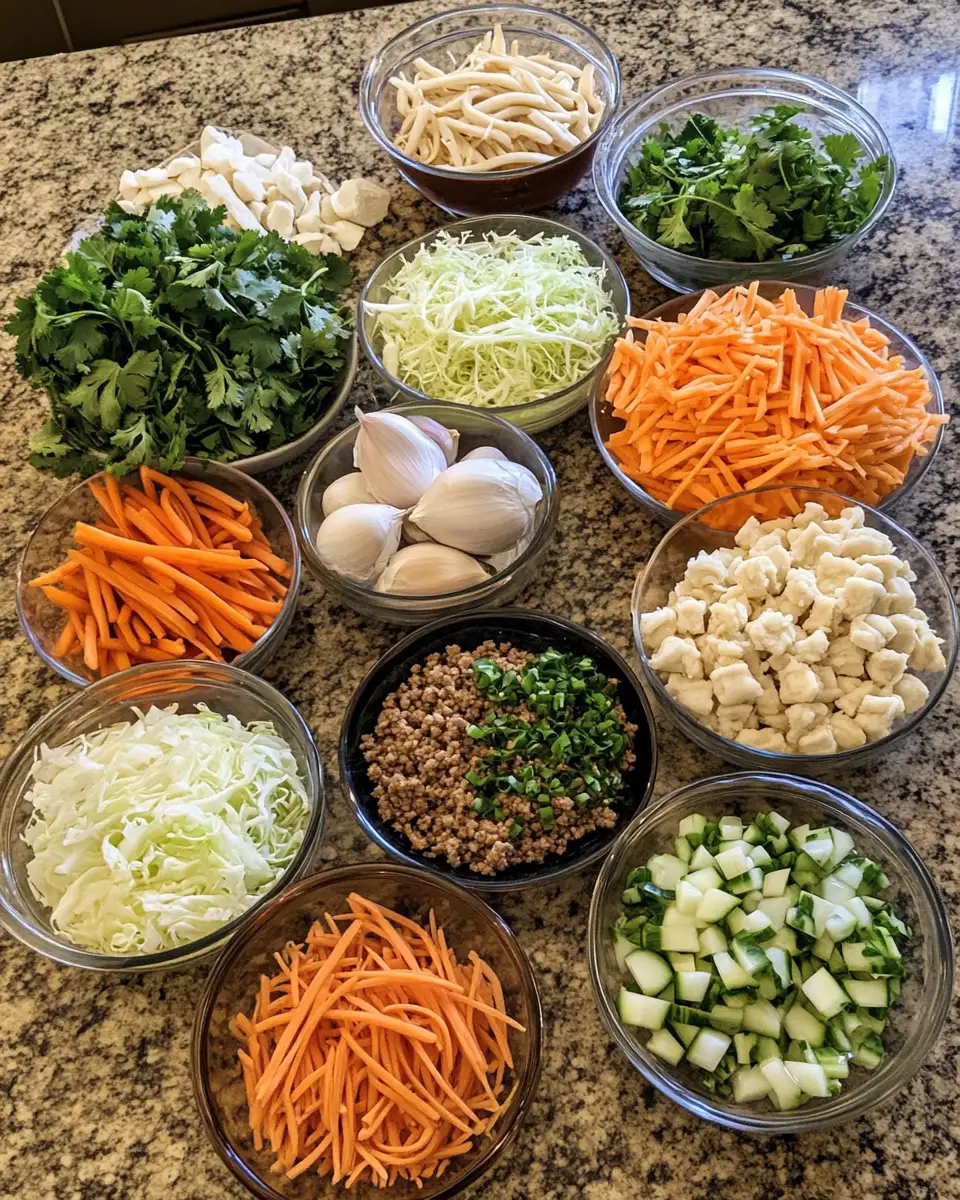 Savor the Flavors: Irresistibly Delicious Egg Roll Soup 4 Ingredients for Savor the Flavors: Irresistibly Delicious Egg Roll Soup