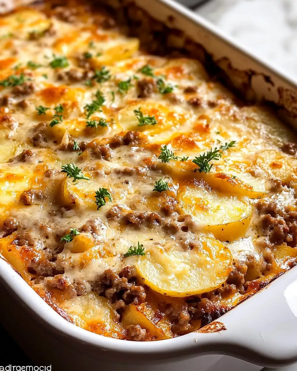 The Ultimate Comfort: Delicious Hamburger Potato Casserole Recipe - Featured Image