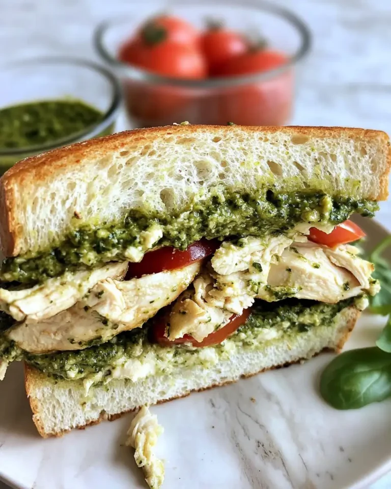 Whip Up a Deliciously Easy Chicken Pesto Sandwich in Minutes - Featured Image