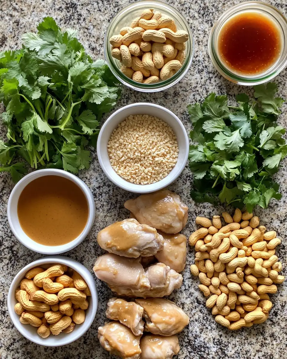 Ingredients for Unlock the Flavor: Discover the Secrets of Cooker Peanut Chicken