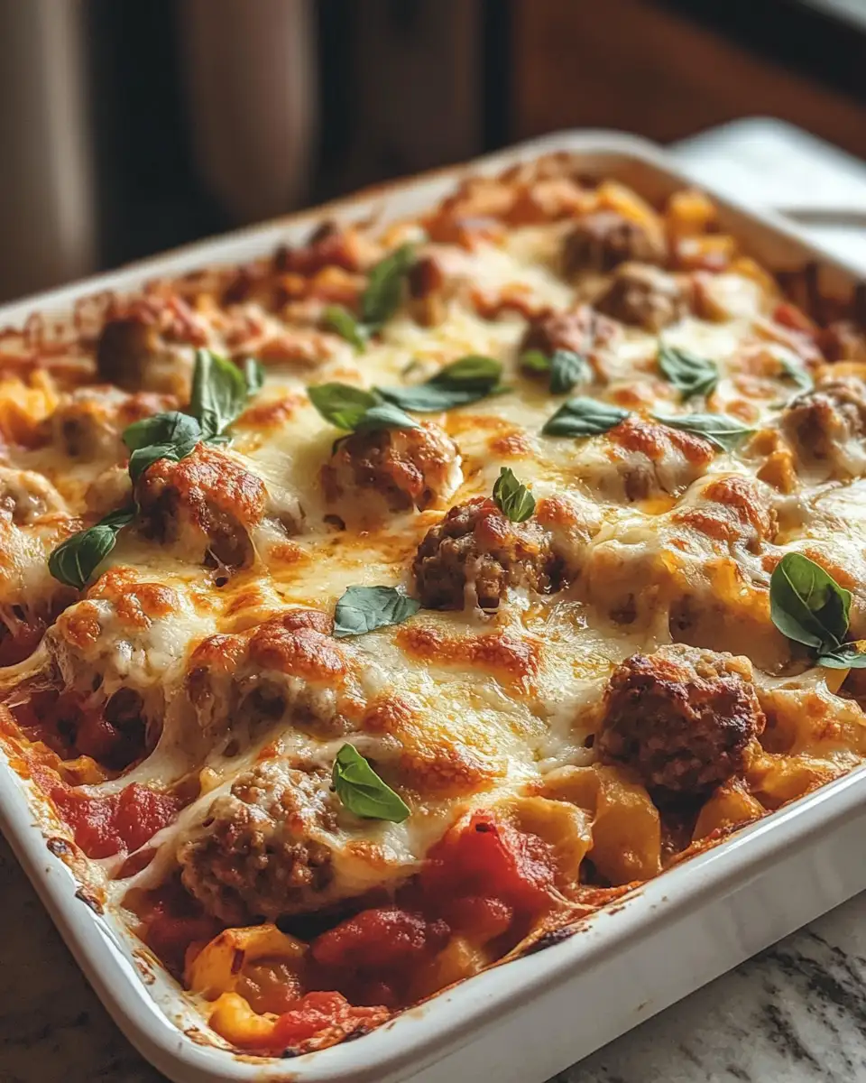 Effortless Comfort: Dump-and-Bake Meatball Casserole Extravaganza 6 Final dish - Effortless Comfort: Dump-and-Bake Meatball Casserole Extravaganza