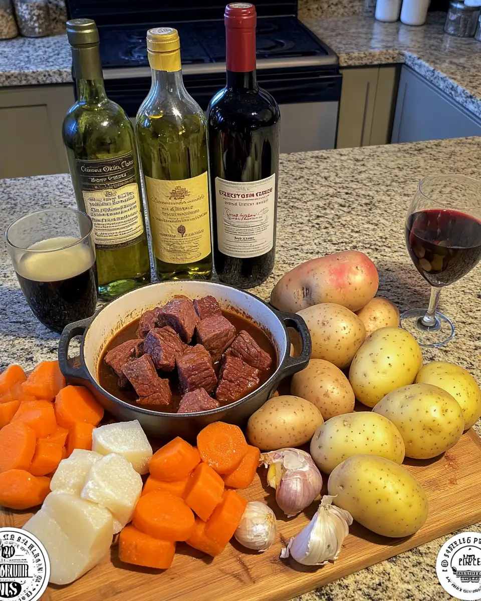 Ingredients for Cozy Up with Hearty Dutch Oven Beef Stew and Root Vegetables