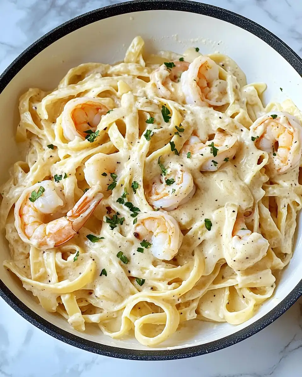 Quick and Creamy: Easy 30-Minute Shrimp Alfredo Pasta Delight - Featured Image
