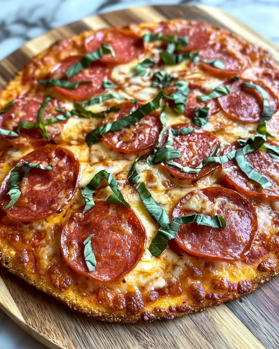 Final dish - Quick & Delicious: Easy Keto Pizza Recipe to Satisfy Your Cravings