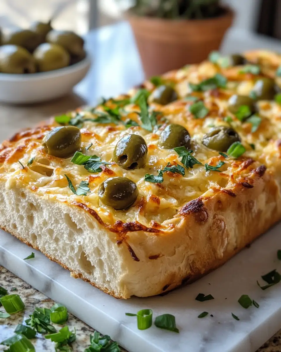 Irresistibly Easy Olive Cheese Bread Appetizer Delight 6 Final dish - Irresistibly Easy Olive Cheese Bread Appetizer Delight