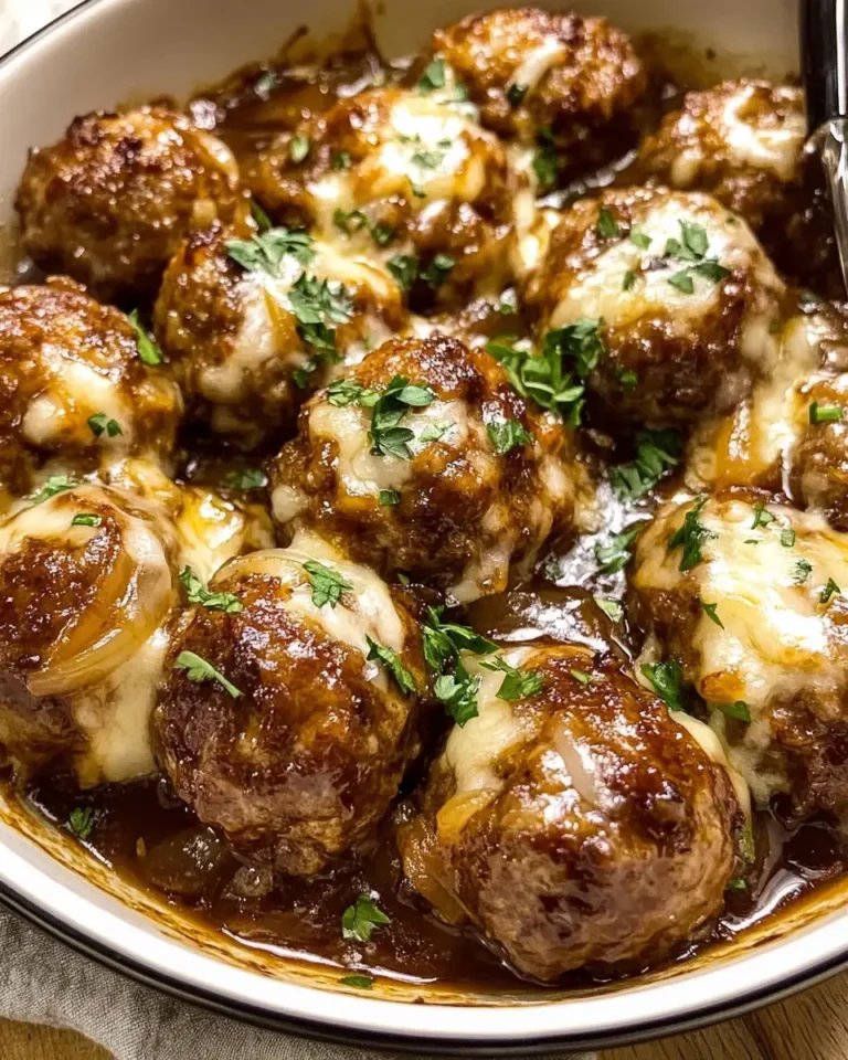 Savory French Onion Meatballs: A Flavorful Twist on a Classic Dish - Featured Image