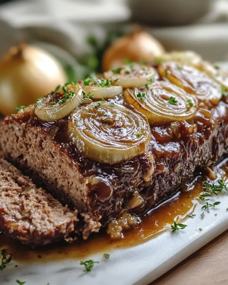 Savor the Flavor: French Onion Meatloaf Delight - Featured Image