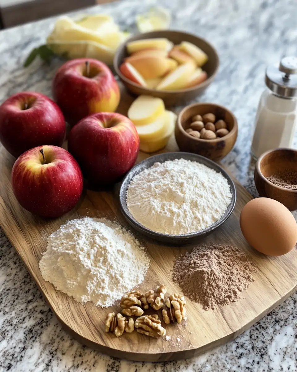 Bite into Bliss with Fresh Chunky Apple Cinnamon Bread 4 Ingredients for Bite into Bliss with Fresh Chunky Apple Cinnamon Bread