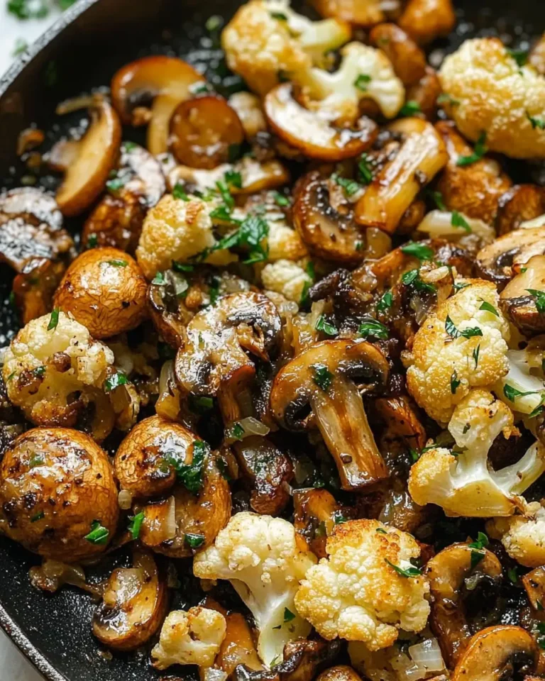 Savor the Flavor: Garlic Cauliflower Mushroom Skillet Sensation - Featured Image