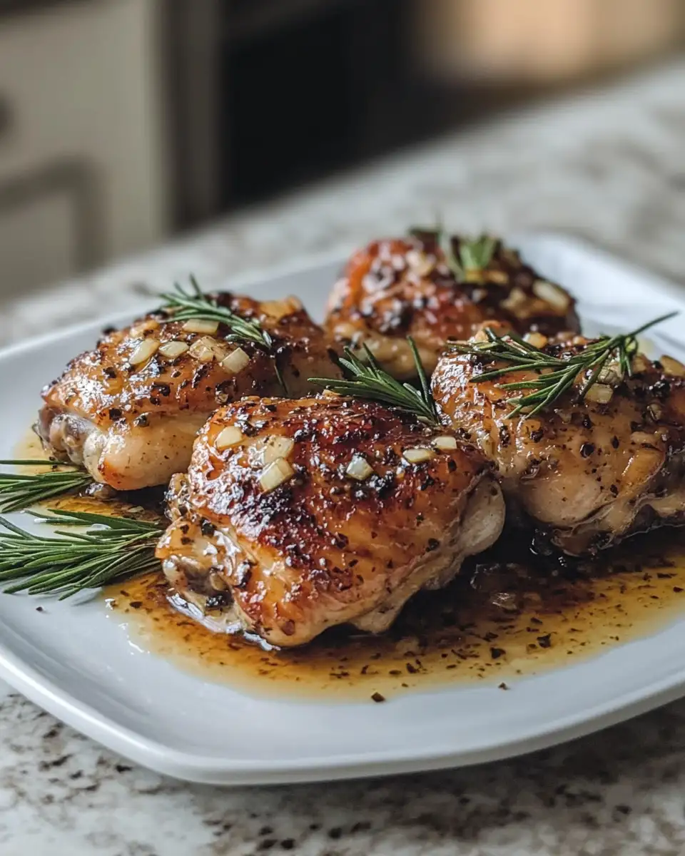 Final dish - Savor the Flavor: Irresistible Garlic Miso Chicken Thighs