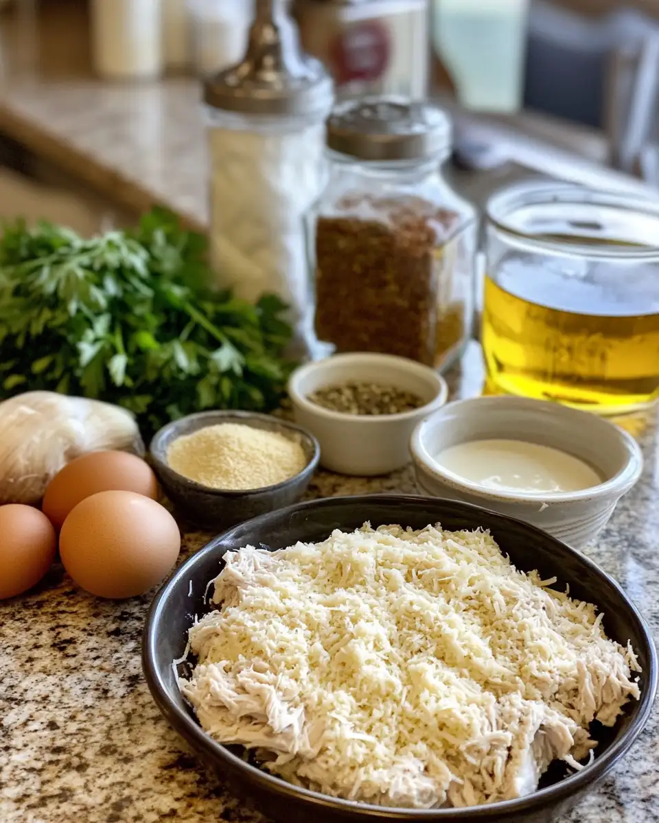 Ingredients for Savor the Flavor: Garlic Parmesan Chicken Meatloaves Delight
