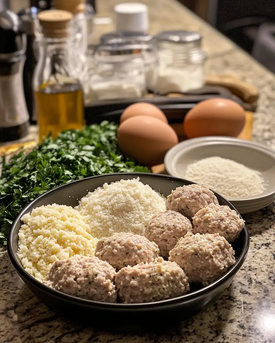 Savor the Flavor: Garlic Parmesan Chicken Meatloaves Delight 4 Ingredients for Savor the Flavor: Garlic Parmesan Chicken Meatloaves Delight