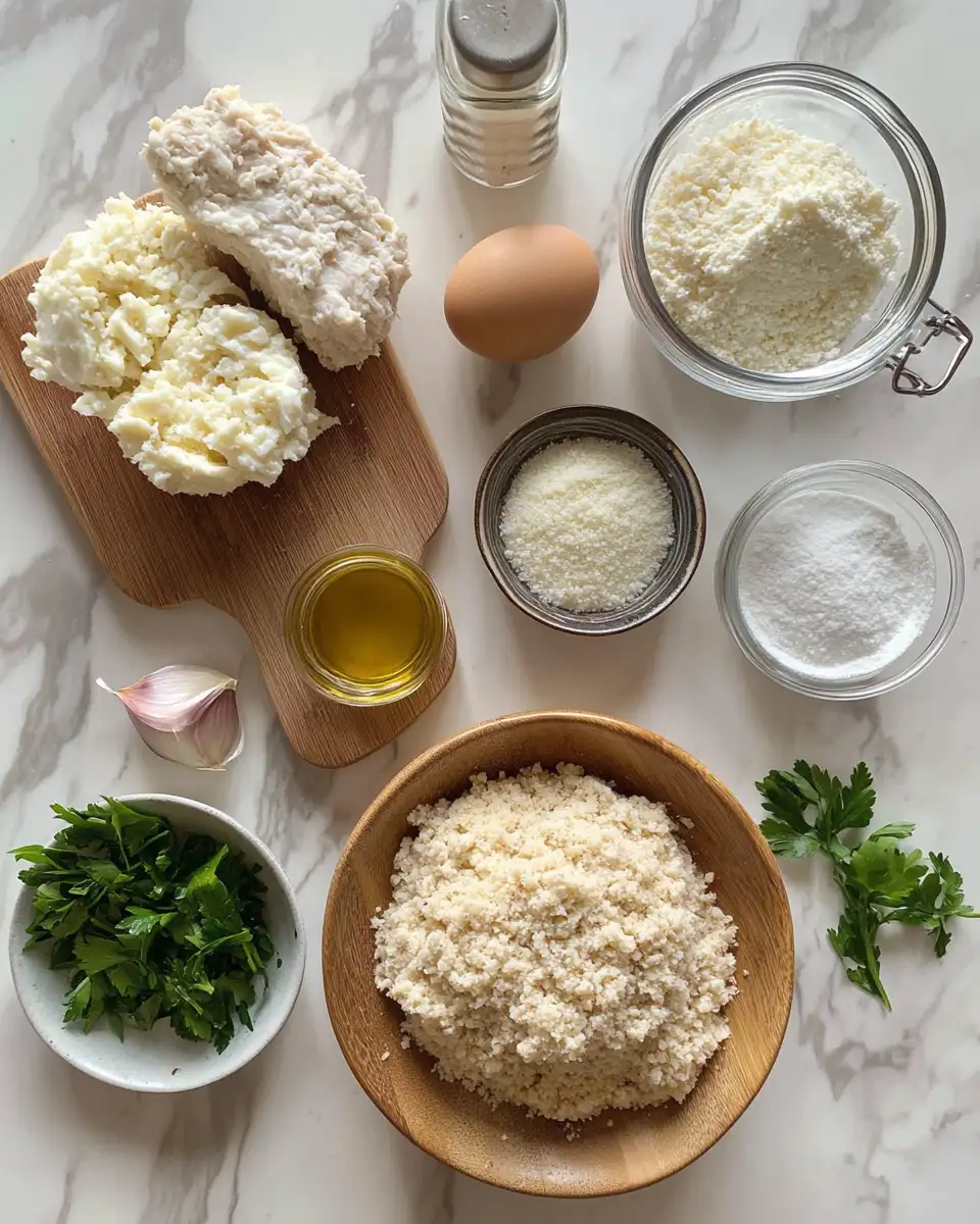 Ingredients for Savor the Flavor: Irresistibly Juicy Garlic Parmesan Chicken Meatloaves
