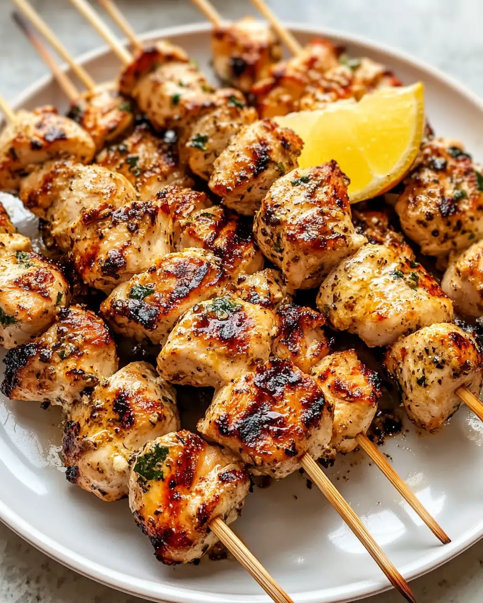 Grill Up Flavor with Irresistible Garlic Parmesan Chicken Skewers - Featured Image
