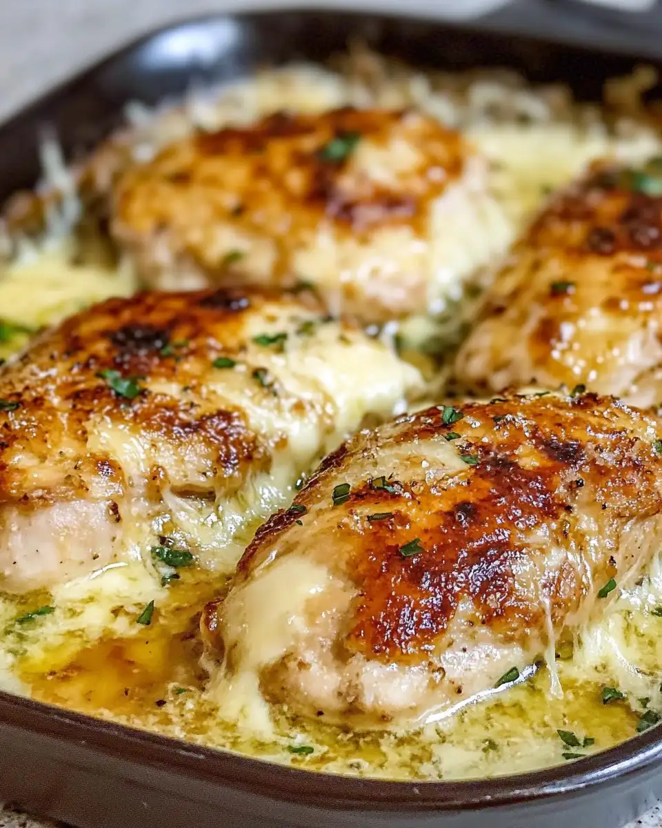 Golden Baked Provolone Chicken: A Cheesy Delight for Your Taste Buds - Featured Image
