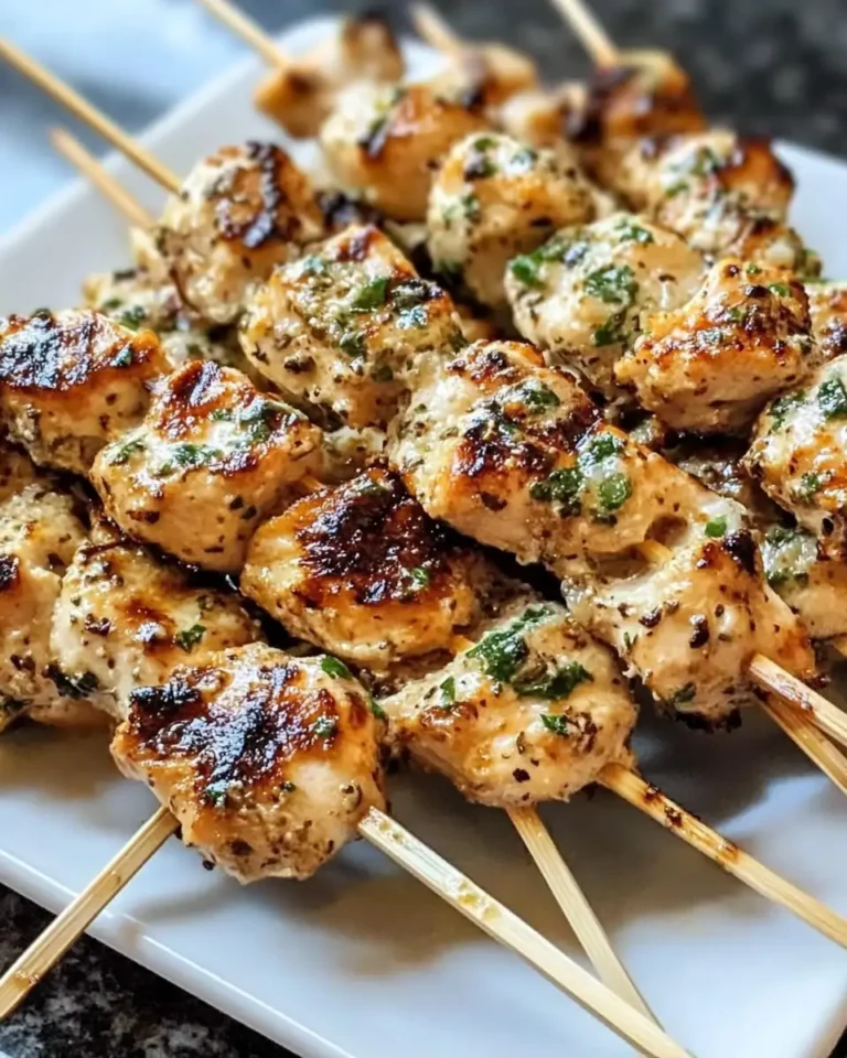 Sizzling Grilled Ranch Garlic Parmesan Chicken Skewers That Wow Your Taste Buds - Featured Image