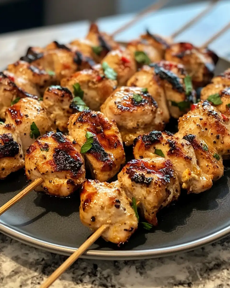 Final dish - Sizzling Grilled Ranch Garlic Parmesan Chicken Skewers That Wow Your Taste Buds
