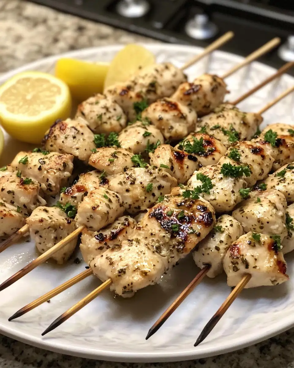 Ingredients for Sizzling Grilled Ranch Garlic Parmesan Chicken Skewers That Wow Your Taste Buds