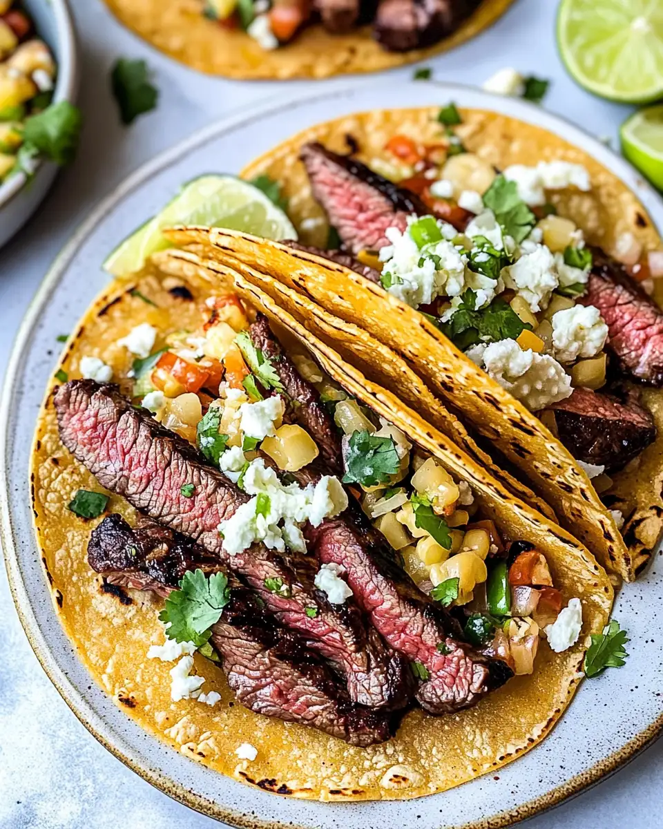 Fiery Flavors Unite: Grilled Steak Elote Tacos Extravaganza - Featured Image