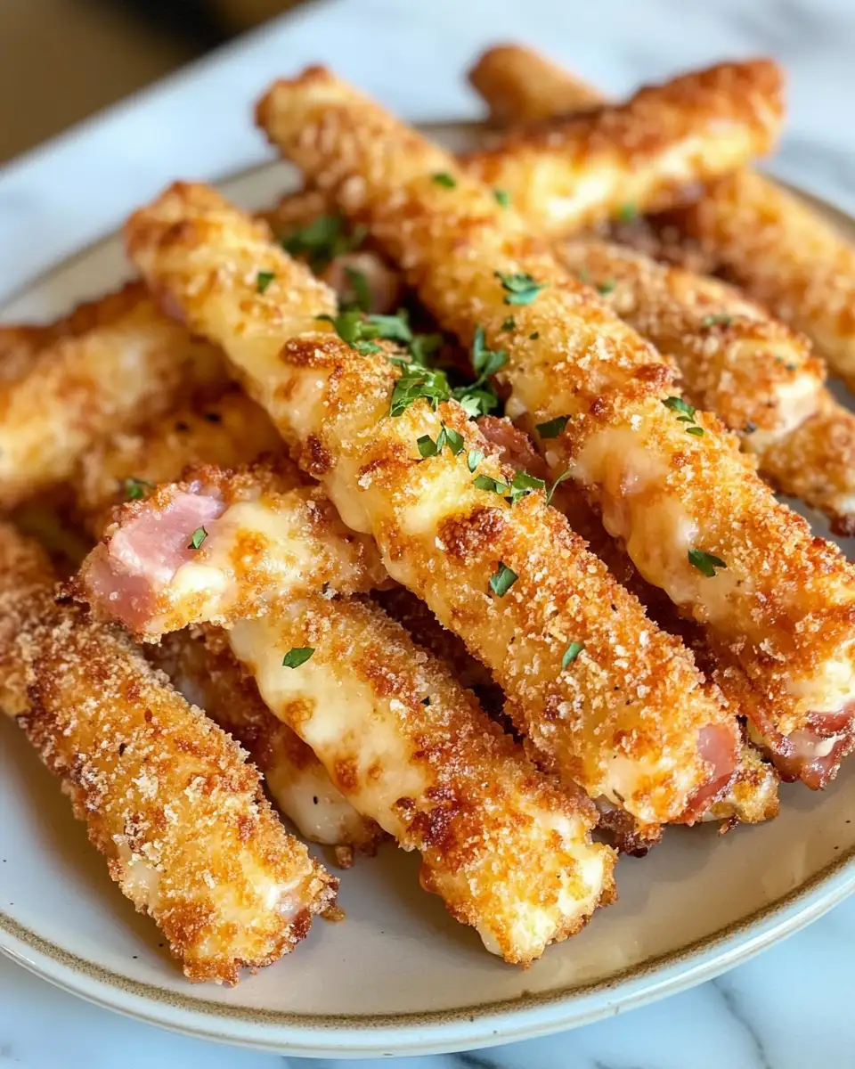 Crispy Delight: Homemade Ham and Cheese Sticks That Wow 6 Final dish - Crispy Delight: Homemade Ham and Cheese Sticks That Wow